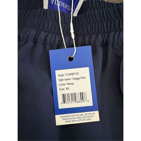 NWT Addison Bay Active Crepe Twiggy Pant In Navy Size XS MSRP $168 - Picture 7 of 8